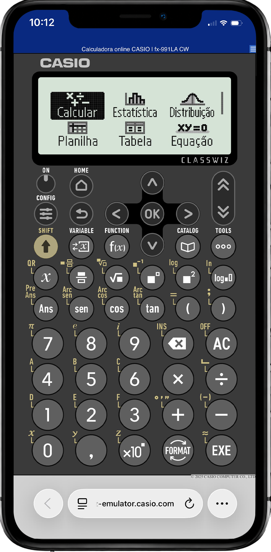 Calculadora científica CASIO ClassWiz