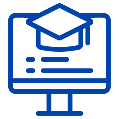 Ícone de cursos online